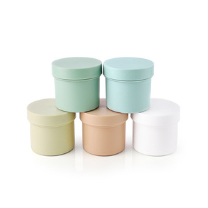 Tarros de plástico de 150 ml con MOQ bajo en colores rosa/azul/verde/marrón para mascarillas faciales, exfoliantes corporales, cremas y lociones. - Product Image 1