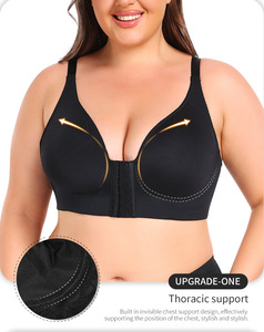 Soutien-gorge ouvert sur le devant soutien-gorge sans fil pour femmes soutien-gorge grande taille à <span class=keywords><strong>gros</strong></span> seins pour femmes 6XL - Product Image 6