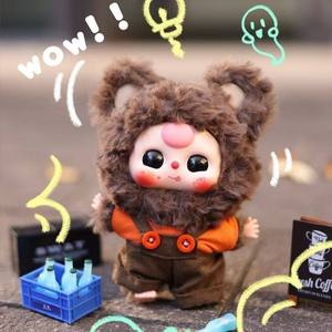 ของเล่นตุ๊กตาขนฟูซีรีส์น่ารักสำหรับเด็กอายุ 3 ขวบ รุ่น Blind Box ของแท้จาก Official Baby Three Kid ของสะสมตกแต่งผนัง ของขวัญน่ารัก - Product Image 5