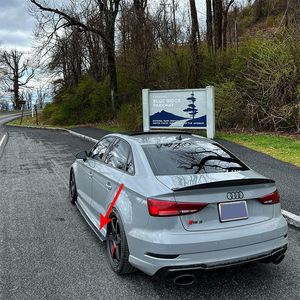 สเกิร์ตข้าง สำหรับ A3 S3 RS3 ลิมูซีน 8V ซีดาน ปี 2013-2020 พร้อมวิงเล็ต สปลิตเตอร์ ลิป สปอยเลอร์ข้าง อุปกรณ์ตกแต่งภายนอก - Product Image 6