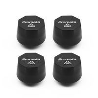Promata MATA 2E Smart Solar Digitales TPMS Universelles Auto-Reifendruck- und Temperaturüberwachungssystem Drahtlose Anzeige 12 Monate