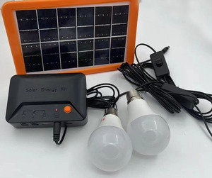 Small <strong>Solar</strong> Power Station Generator Lighting <strong>System</strong> Kit IP65 Rechargeable LED Emergency <strong>Light</strong> for Camping Fishing - Product Image 1