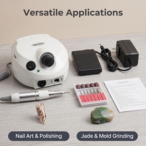 Machine à ongles électrique professionnelle de bureau, vitesse réglable, faible bruit, polisseuse à ongles avec dissipation de chaleur - Product Image 3