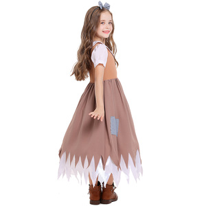 Niños niña Cosplay Anime para <span class=keywords><strong>Cenicienta</strong></span> Patchwork falda nuevo disfraz de Halloween-Comercio exterior para personajes tipo princesa - Product Image 2
