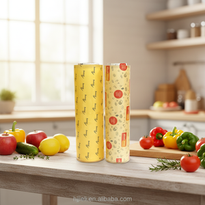 Film alimentaire en <span class=keywords><strong>PVC</strong></span> de qualité FDA, haute transparence, <span class=keywords><strong>lisse</strong></span>, pour usage domestique, film alimentaire en <span class=keywords><strong>PVC</strong></span> de qualité alimentaire, rouleau jumbo - Product Image 5
