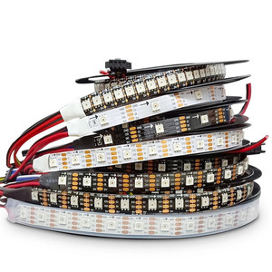 WS2815 Dải Đèn LED RGB 5050 Đủ Màu Có Địa Chỉ DC12V; Cuộn 60Leds M; 5M; Nhựa Epoxy Chứa Đầy Trong Ống; IP68; PCB Trắng - Product Image 6