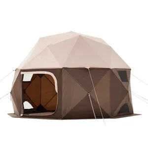 JWF-225 Op Maat Gemaakte Automatische Halve Bal Tent Outdoor Camping Winter Iglo Tent Vissen Koepel Tent