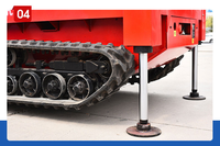 4-14m Mini Manlift Selbst fahrende Scheren hebebühne für unebenes Gelände auf Schienen mit Ce Iso-Zertifizierung