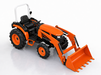 Tracteur diesel puissant de 20-30 CV à haute efficacité CE EPA COC avec moteur EURO V fiable et chargeur frontal pour ranch et pâturage
