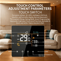 Nuevo Diseño Tuya Termostato Inteligente WiFi con Pantalla Táctil LCD Programable Semanalmente Controlador de Calefacción EU 86