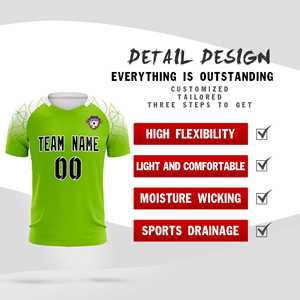 Yetişkinler/Çocuklar İçin Özel Yeşil Klasik Futbol Antrenman Takımları Forması - Product Image 3