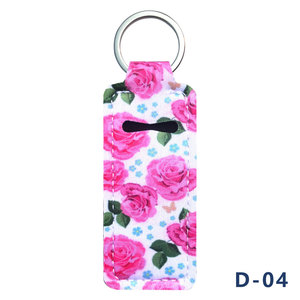 Rectangular Metal Snap Keychain with Slots - New Lip Balm Clip Keychain - Unique Personalized Accessory - Product Image 4