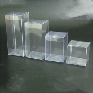 Transparent Waterproof PVC Square <b>Boxes</b> Biodegradable & UV Coated for Custom Size Storage of Food Jewelry Candy <b>Gifts</b> Cosmetics - Product Image 2