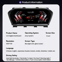 MEKEDE LCD numérique numérique tableau de bord voiture auto électronique automobile pour 1 série F20 F52 2 série F22 X1 F48 F49 X2 F39