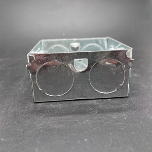 Chống thả kim loại hộp nối 3x3 + 1 mạ kẽm tấm phổ thiết bị đầu cuối dưới hộp - Product Image 4