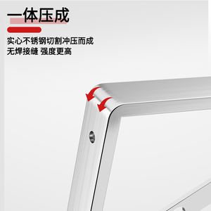 Support mural pliable en acier inoxydable 304 pour séchoir à linge, idéal pour balcon - Product Image 1