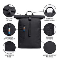 Sac à dos vintage antivol personnalisé avec doublure en TPU, imperméable, pour ordinateur portable, idéal pour le cyclisme urbain estival