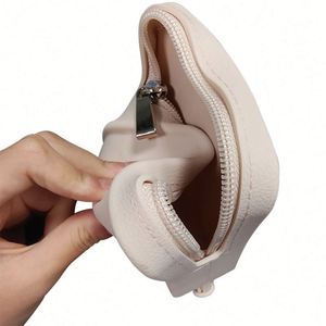 Factory Fashionable Silicone Small Coin Purse Zipper Candy Mini Makeup Bag Waterproof Square Earphone Pouch for Travel - Product Image 5