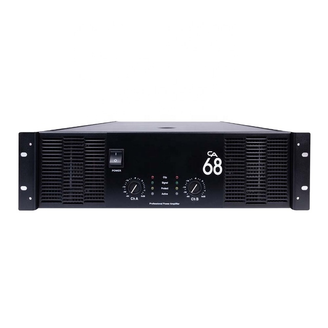 CA68 Professional Dual Channel Class H DJ Power Amplifier KTV Outdoor Audio Power Amplifier for Performance