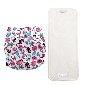 Pannolino doppio petto per bambino personalizzato stampato multi-pulsante regolabile forte assorbimento di acqua anti-penetrazione pannolino lavabile - Product Image 6