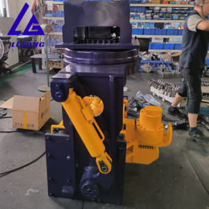 Palu getar ekskavator 20ton 30ton sudut dapat diatur, penggerak tumpukan hidrolik dimiringkan untuk medan kompleks - Product Image 2