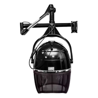 Ensemble de mobilier professionnel pour salon de coiffure : fauteuil, lit de spa capillaire, miroir LED, chariot, comptoir d'accueil, canapé d'attente