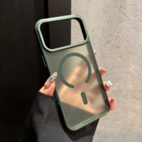 Coque magnétique pour iPhone 17 16 15 14 13 12 11 Plus Air Pro Max 16E Protect antichoc Luxury Armor Matte Metal Lens Cover