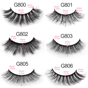 Ensemble de 5 paires de faux <span class=keywords><strong>cils</strong></span> en <span class=keywords><strong>soie</strong></span> synthétique, prix bon marché, emballage de <span class=keywords><strong>cils</strong></span>, 5 paires - Product Image 6