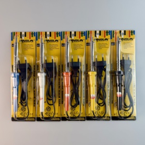 <span class=keywords><strong>Fer</strong></span> à <span class=keywords><strong>souder</strong></span> électrique professionnel avec poignée brillante - chauffe rapide (250°C) ° C-450 ° C) adapté à l'électronique et à la soudure - Product Image 1