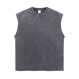 Cross-Border Washed Vintage Streetwear 2025 Summer Batik <b>Men's</b> Sleeveless <b>Vest</b> - Product Image 1