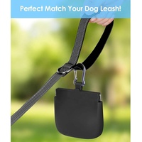 Sac à friandises pour chien, résistant aux intempéries, lavable au lave-vaisselle, avec fermeture magnétique en silicone, pour l'entraînement