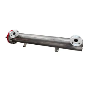 Scambiatore di calore dell'evaporatore del tubo di rame dell'involucro dell'acciaio inossidabile di alta qualità per l'attrezzatura di refrigerazione