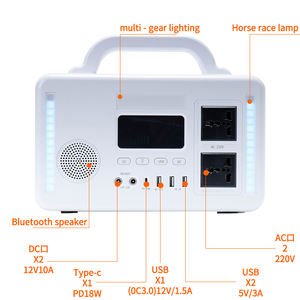 電源バンクステーションのエネルギー貯蔵バッテリー<span class=keywords><strong>300W</strong></span> 194WH 110V 220V,高出力ポータブルソーラー発電機工場 - Product Image 4