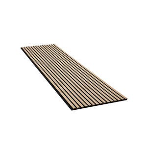 Pannelli Acustici Decorativi in Impiallacciatura di Rovere Chiaro Facili <span class=keywords><strong>da</strong></span> Installare 2400x600mm 27mm per Soggiorno - Product Image 5