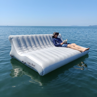 Canapé flottant gonflable, fauteuil inclinable gonflable pour l'eau, île flottante, canapé de yacht