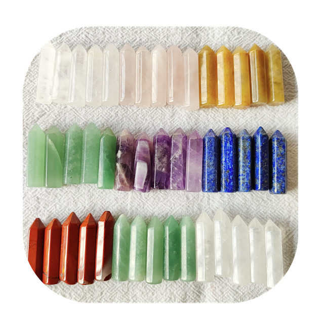 Neuankömmlinge spirituelle Kristalle Zauberstab Heils teine natürliche gemischte Amethyst Mini Point zu verkaufen
