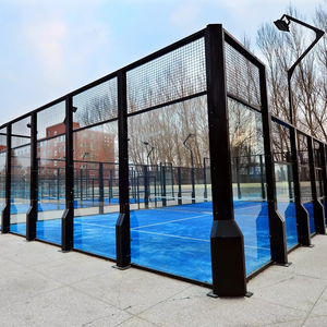 Selling Outdoor <strong>Padel</strong> Single <strong>Court</strong> Tent Roof Ground Panoramic Paddle Tennis <strong>Court</strong> Supplier - Product Image 5