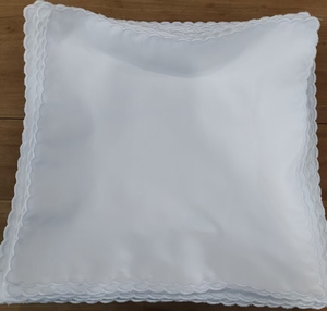 Hochwertige Taschen tücher aus reiner Baumwolle Solid <span class=keywords><strong>White</strong></span> Square Pocket Taschentuch mit überbackener Kante für Männer und Frauen - Product Image 5