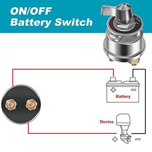 200A automatico Duty Master batteria di taglio di potenza isolatore Kill Switch on Off batteria interruttore di disconnessione <span class=keywords><strong>12V</strong></span> 200A - Product Image 6