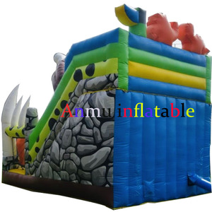 Château gonflable à thème biscuits, favori des enfants, avec toboggan inclus, taille personnalisable. - Product Image 3