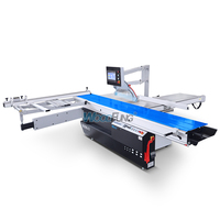 Scie à panneaux CNC MJ90-2 avec affichage numérique, guide de coupe, table coulissante robuste et réglage fluide de la lame