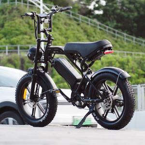 V20 48V 500W Rear Motor 15Ah Lithium Battery Power Ebike with 7 Speed 20*4.0 Inch Fat Tire Electric Mountain <b>Bike</b> - Product Image 2