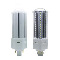 Bombilla LED Regulable Horizontal Tipo U Corn, PL G24D 2 Pines, G24Q 4 Pines, GX24D, GX24Q, E27, E26, E14, B22, G24, 10W, 12W, 16W, 20W, CE