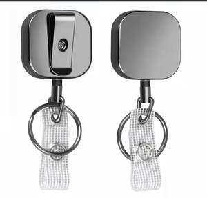 Porte-badge rétractable en gros, porte-badge personnalisé en plastique, porte-badge mignon avec clip <span class=keywords><strong>yoyo</strong></span>, porte-carte d'identité - Product Image 6
