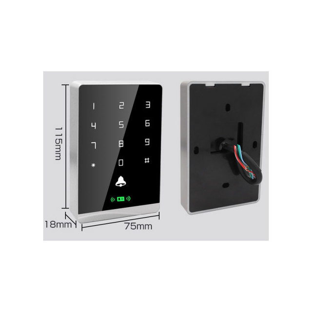 Standalone waterproof rfid metal single door keypad rfid access control system with alarm