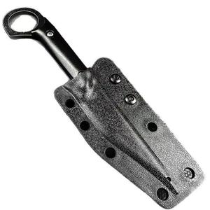 Couteau de jardin multifonctionnel en acier inoxydable, finition délavée, personnalisable OEM, manche G10, portable avec clip de ceinture réglable - Product Image 4