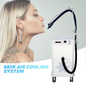 Ce phê duyệt thoải mái trị liệu Cryo Máy làm mát không khí lạnh da làm mát máy tẩy lông cho laser điều trị