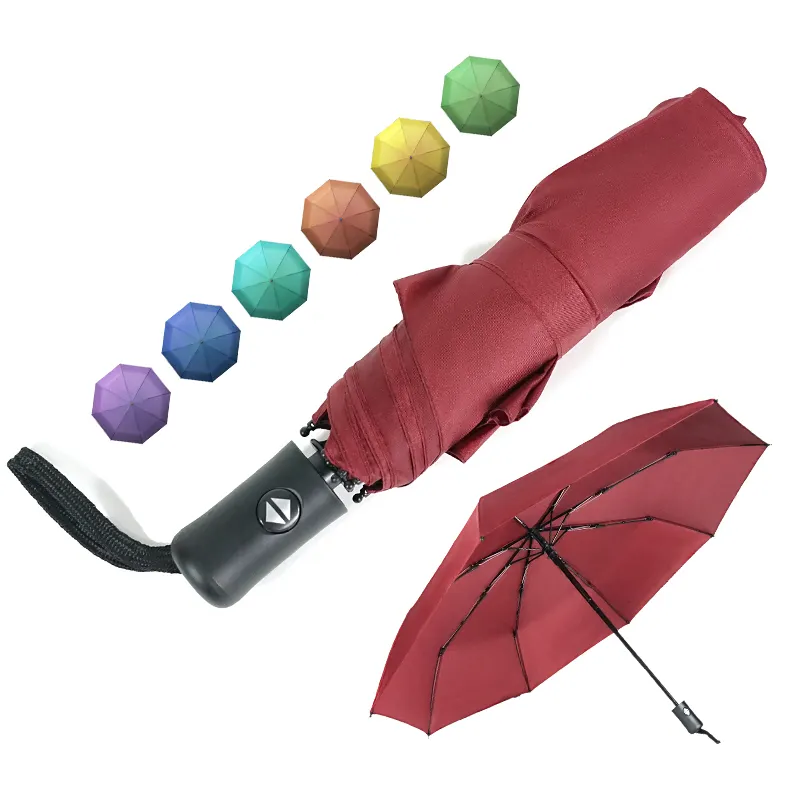 2024 Unique pliable Golf classique extérieur coloré UV parapluie droit commercial de haute qualité avec Logo