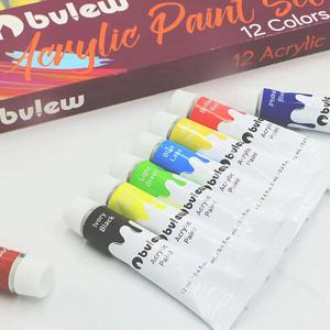 Peinture <span class=keywords><strong>aquarelle</strong></span> pour enfants Bview Art, <span class=keywords><strong>tube</strong></span> en aluminium de 12 ml avec pigment acrylique, pour toile et papier, ensemble emballé - Product Image 3