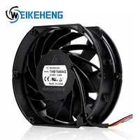 Ventilateur de refroidissement axial à inverseur Delta DC 48V 3.60A AC EC 12V 24V 172X150X51MM 17CM 17251 PWM à roulement à billes, grand volume d'air THB1548AG